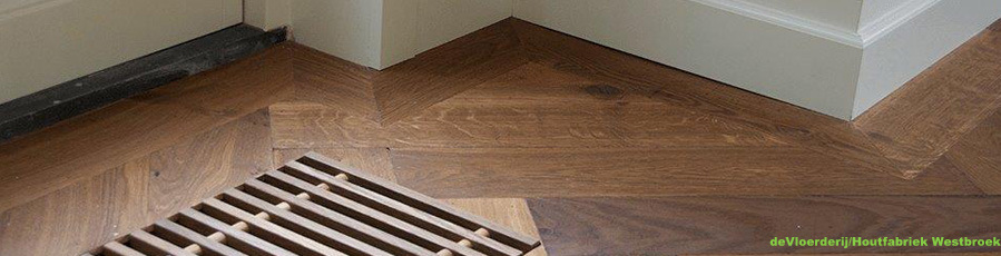 Een enkel gerookte houten vloer kan heel moi met een witte olie afgewerkt worden.